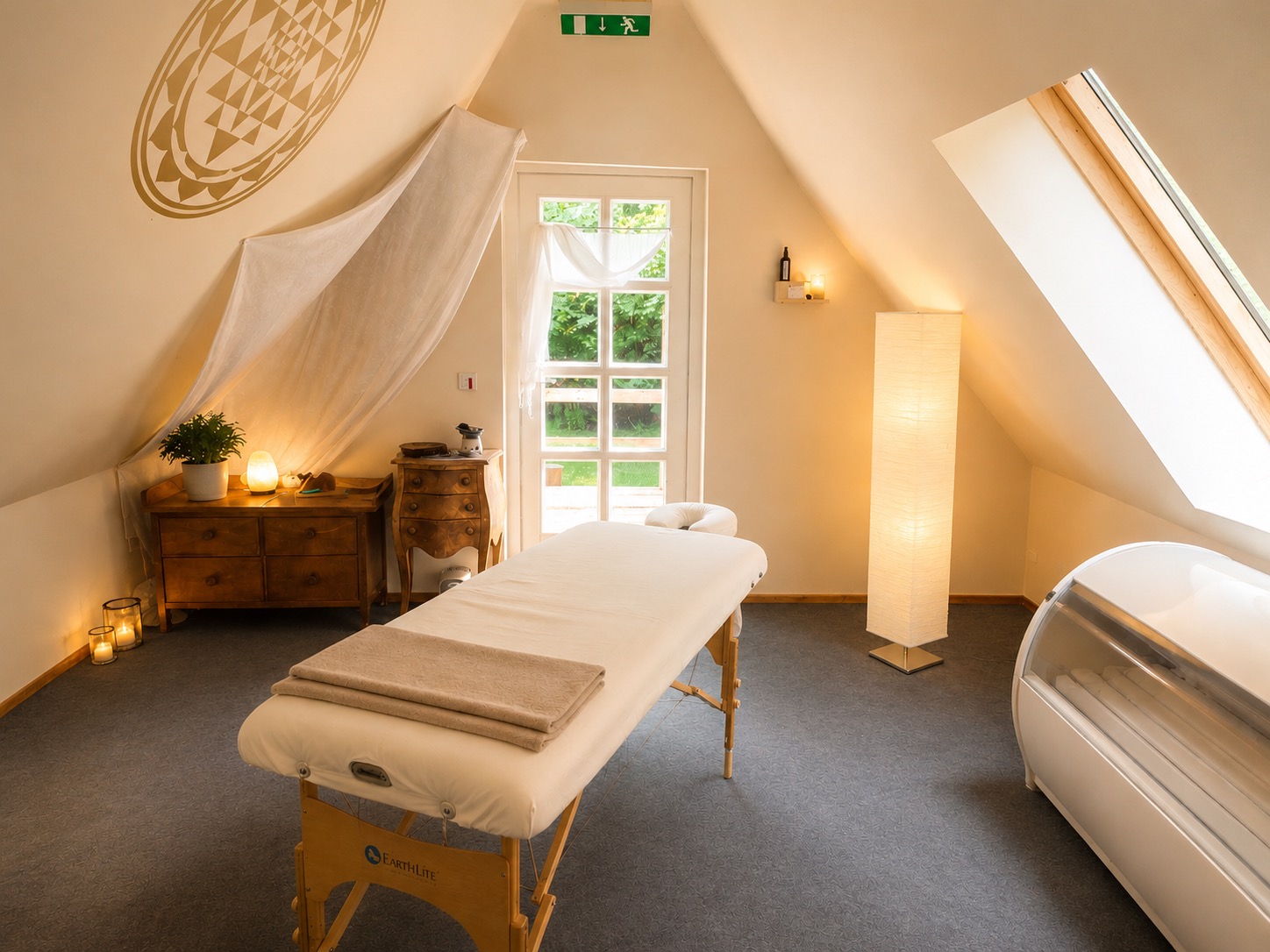 Massageraum im Saunahaus